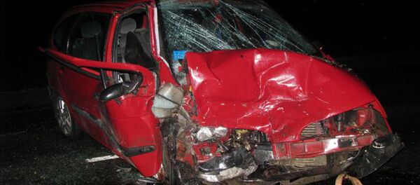 На месте ДТП под Столбцами - Sputnik Беларусь