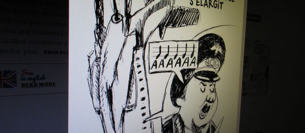 Карикатура на сайте Charlie Hebdo - Sputnik Беларусь