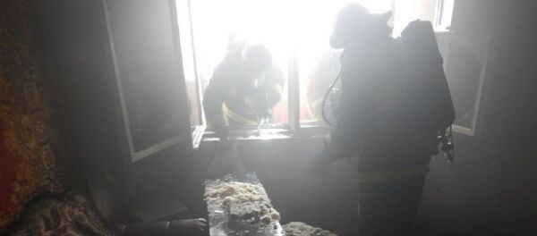 Пожар в Новополоцке - Sputnik Беларусь