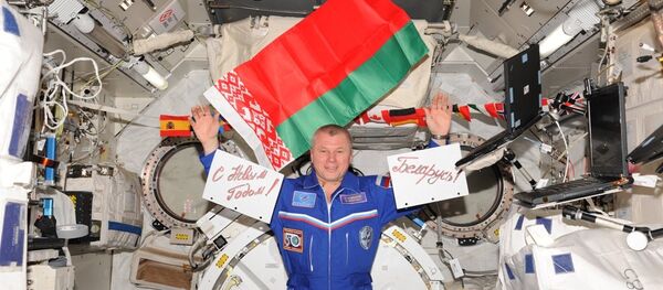 Алег Навіцкі - камандзір касмічнага карабля Саюз МС-03 Алег Навіцкі - камандзір касмічнага карабля Саюз МС-03 - Sputnik Беларусь