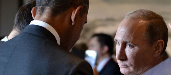 Президент США Барак Обама (слева) и президент РФ Владимир Путин - Sputnik Беларусь