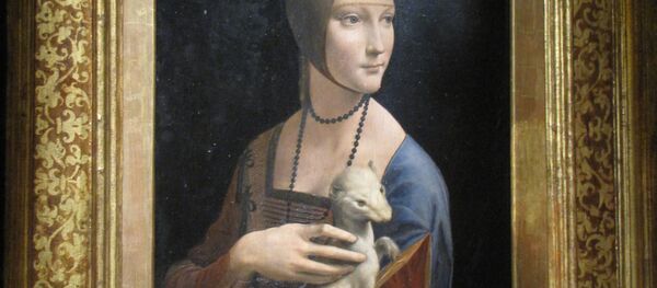 Картина Дама с горностаем - Sputnik Беларусь