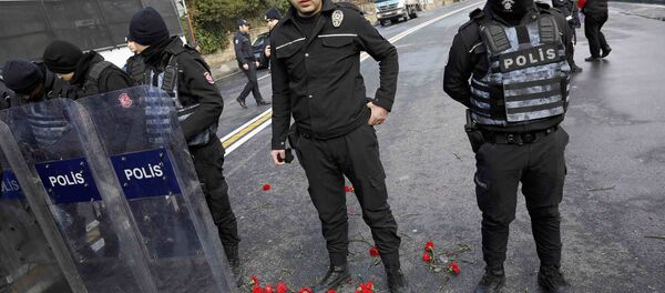Турецкая полиция на месте теракта - Sputnik Беларусь