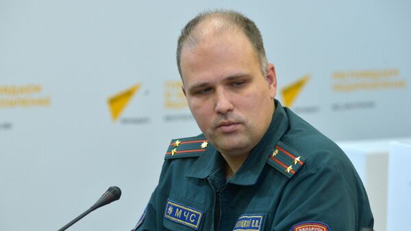 Официальный представитель МЧС Виталий Новицкий - Sputnik Беларусь