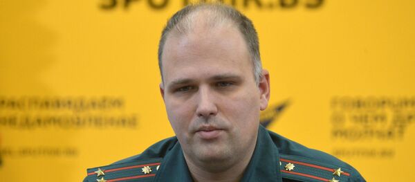 Официальный представитель МЧС Виталий Новицкий - Sputnik Беларусь