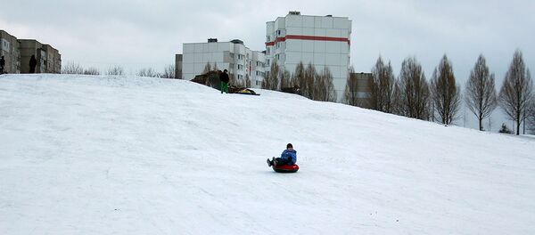 Главная горка в парке Павлова - Sputnik Беларусь