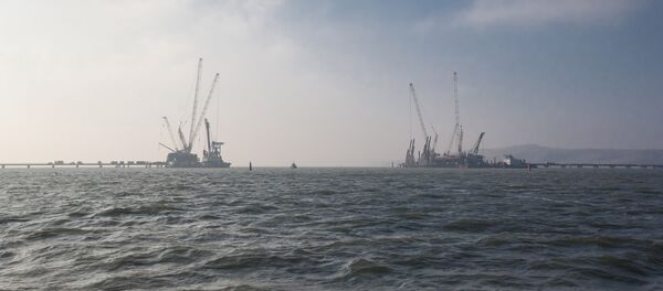 Возведение Керченского моста - Sputnik Беларусь