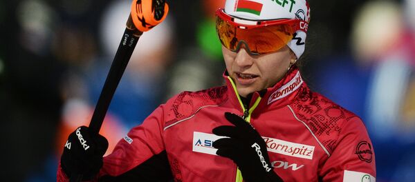 Биатлонистка Дарья Домрачева - Sputnik Беларусь