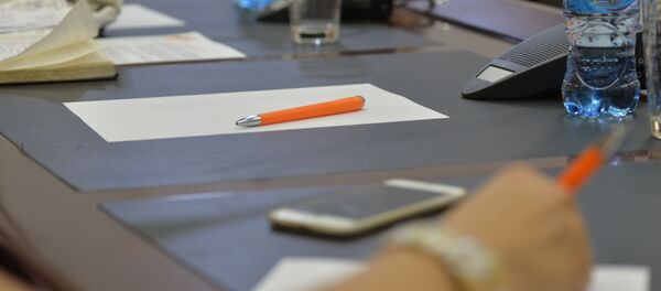 Перед началом круглого стола, архивное фото - Sputnik Беларусь