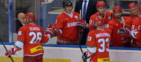 Каманда прэзідэнта Беларусі на Калядным турніры Каманда прэзідэнта Беларусі на Калядным турніры - Sputnik Беларусь