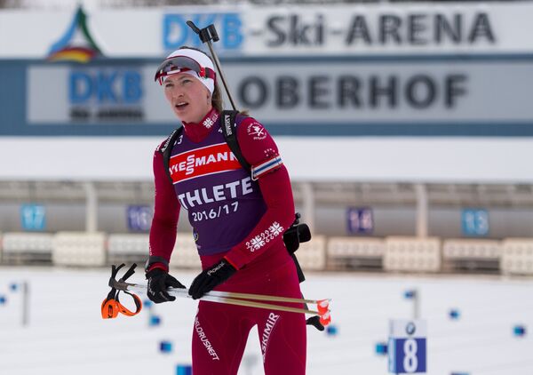 Белорусская биатлонистка Дарья Домрачева - Sputnik Беларусь