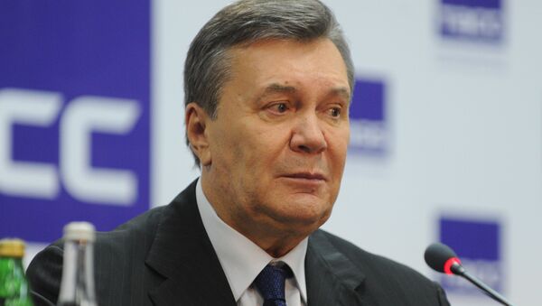 Пресс-конференция экс-президента Украины В. Януковича в Ростове-на-Дону - Sputnik Беларусь