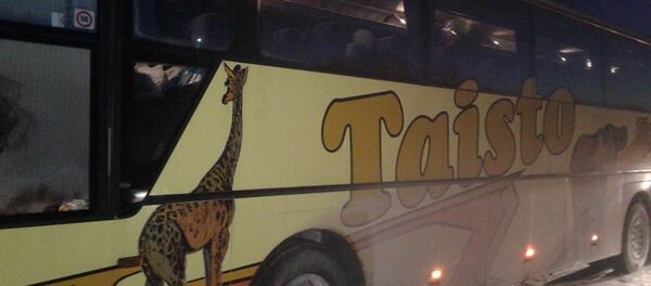 Автобус с российскими туристами - Sputnik Беларусь