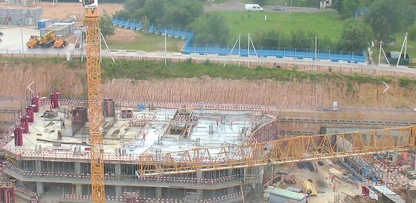 Основные этапы строительства многофункционального комплекса Газпром Центр Основные этапы строительства многофункционального комплекса Газпром Центр - Sputnik Беларусь