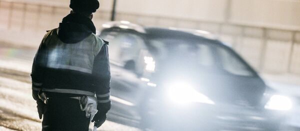 Сотрудник дорожно-патрульной службы - Sputnik Беларусь