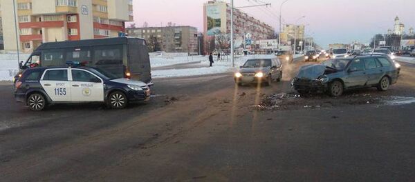 Авария в Бресте Авария в Бресте - Sputnik Беларусь