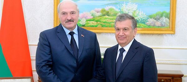 Рабочая встреча президента Беларуси Александра Лукашенко с Шавкатом Мирзиеевым, 6 октября 2016 года - Sputnik Беларусь