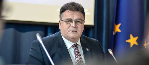 Министр иностранных дел Литвы Линас Линкявичюс - Sputnik Беларусь