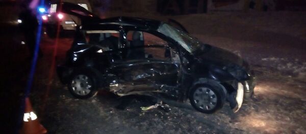 Фото с места аварии в Минском районе - Sputnik Беларусь