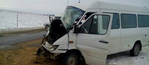 Фото с места ДТП - Sputnik Беларусь