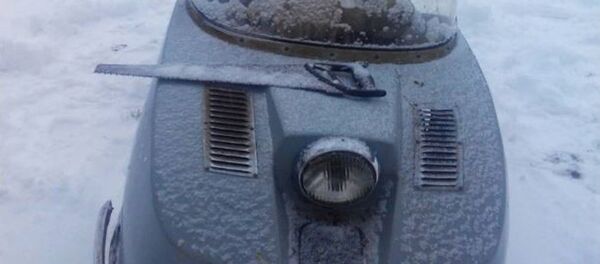 Снегоход нарушителя - Sputnik Беларусь