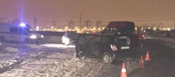 Лобовое ДТП в Минском районе Лобовое ДТП в Минском районе - Sputnik Беларусь