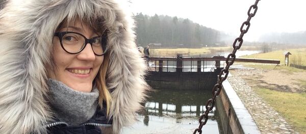 Гостья из Латвии на Августовском канале - Sputnik Беларусь