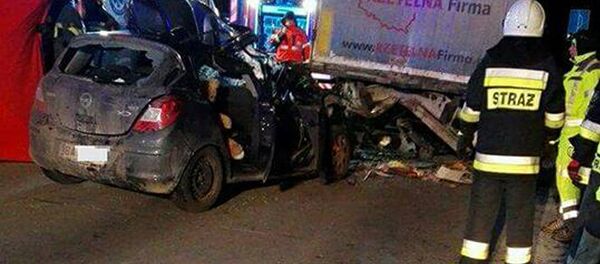 Авария в Польше Авария в Польше - Sputnik Беларусь