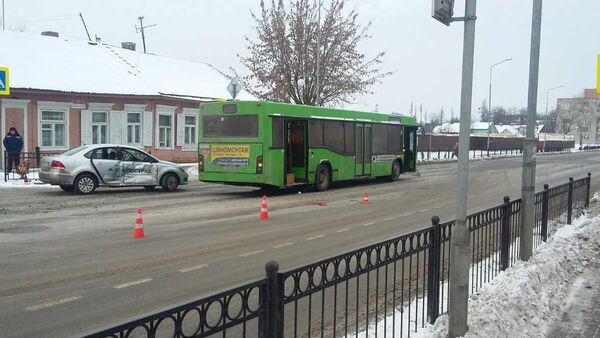 ДТП с участием пассажирского автобуса в Пинске - Sputnik Беларусь