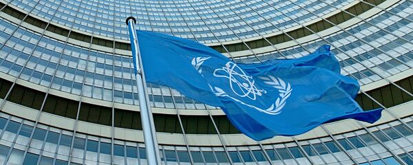 Сцяг МАГАТЭ Сцяг МАГАТЭ - Sputnik Беларусь