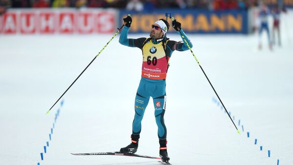 Мартен Фуркад победил в мужском спринте в Рупольдинге - Sputnik Беларусь