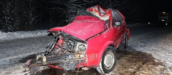 ДТП на трассе под Гомелем - Sputnik Беларусь