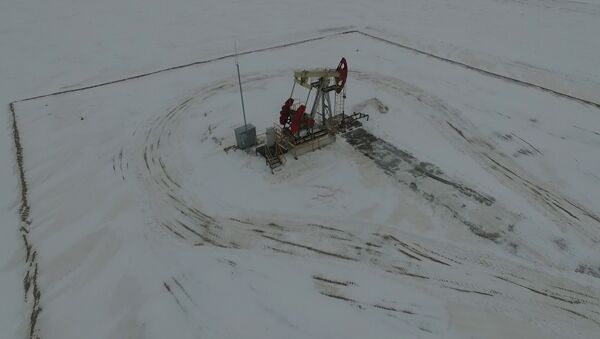 Как выглядит Угольское месторождение нефти с высоты птичьего полета - Sputnik Беларусь