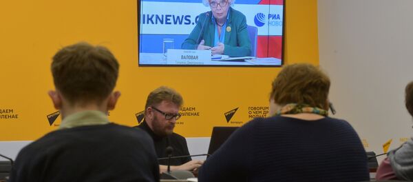 Пресс-конференция министра по интеграции и макроэкономике ЕЭК  Татьяны Валовой - Sputnik Беларусь