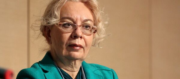 Министр по основным направлениям интеграции и макроэкономике Евразийской экономической комиссии Татьяна Валовая - Sputnik Беларусь