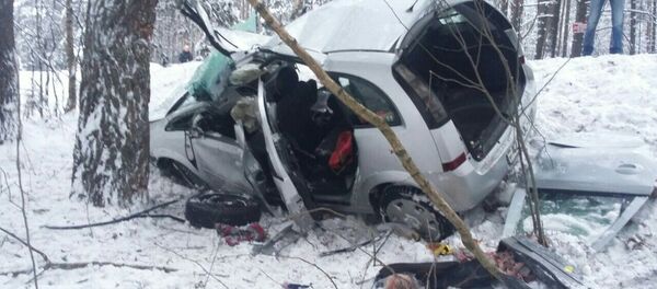 Авария в Минском районе - Sputnik Беларусь