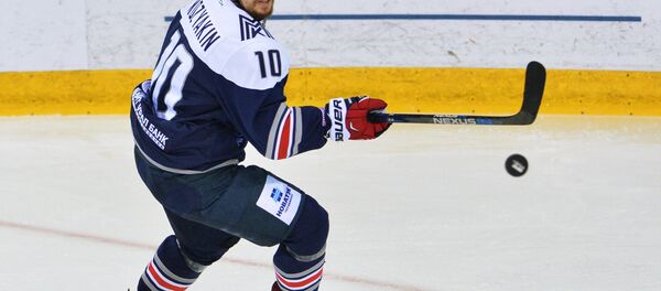 Игрок Металлурга Сергей Мозякин - Sputnik Беларусь