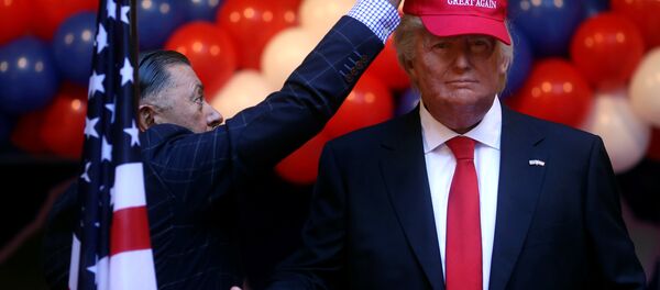 Скульптура Трампа в музее восковых фигур в Мадриде - Sputnik Беларусь