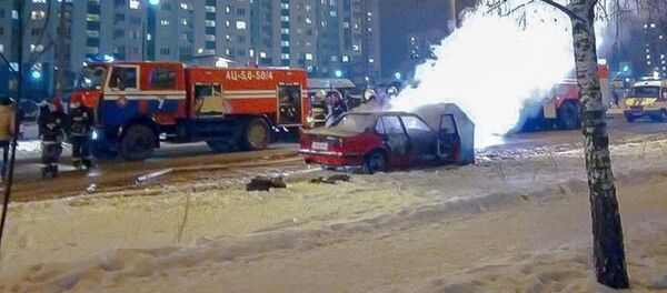 Пожар автомобиля в Гродно - Sputnik Беларусь