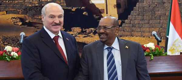 Президент Беларуси Александр Лукашенко и Президент Судана Омар Хасан Ахмед аль-Башир, 17 января 2017 года - Sputnik Беларусь