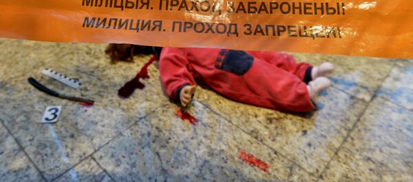 Работа экспертов на месте происшествия Работа экспертов на месте происшествия - Sputnik Беларусь