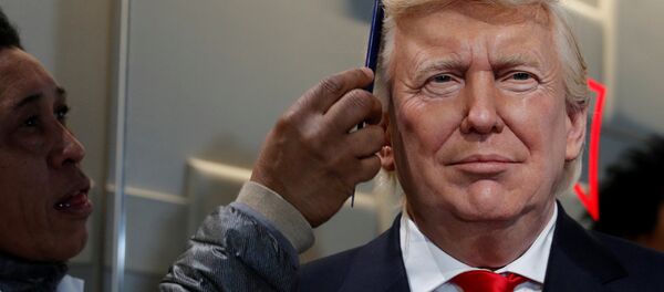 Фигура Дональда Трампа в музее Grevin в Париже - Sputnik Беларусь