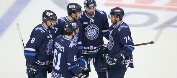 Игроки ХК Динамо-Минск - Sputnik Беларусь