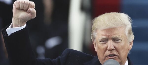 Дональд Трамп на инаугурации - Sputnik Беларусь