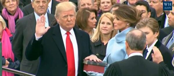 Первая речь 45-го президента США Дональда Трампа - Sputnik Беларусь