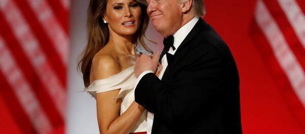 Президент США Дональд Дж. Трамп и первая леди Меланья Трамп - Sputnik Беларусь
