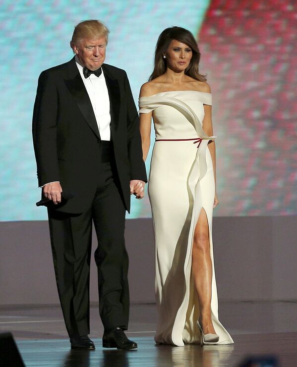 Президент США Дональд Трамп и его жена первая леди Меланья Трамп - Sputnik Беларусь