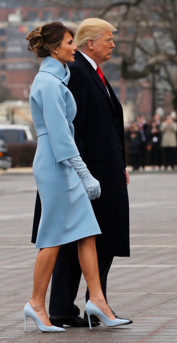 Президент США Дональд Трамп и первая леди Меланья Трамп - Sputnik Беларусь