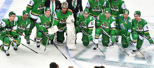 Игроки Дивизиона Чернышева, победившие в Матче Звезд - 2017. - Sputnik Беларусь