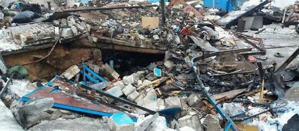 На месте взрыва в ГСК Автотурист в Мачулищах - Sputnik Беларусь